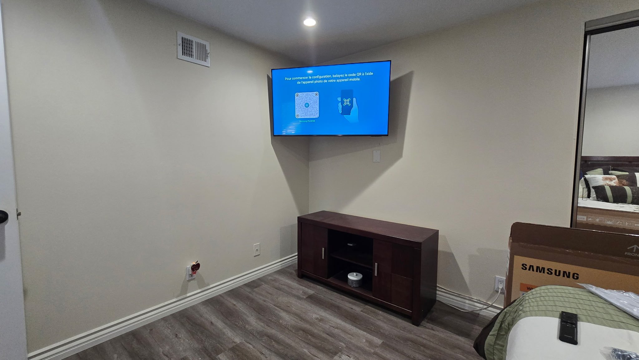 Commercial display installation