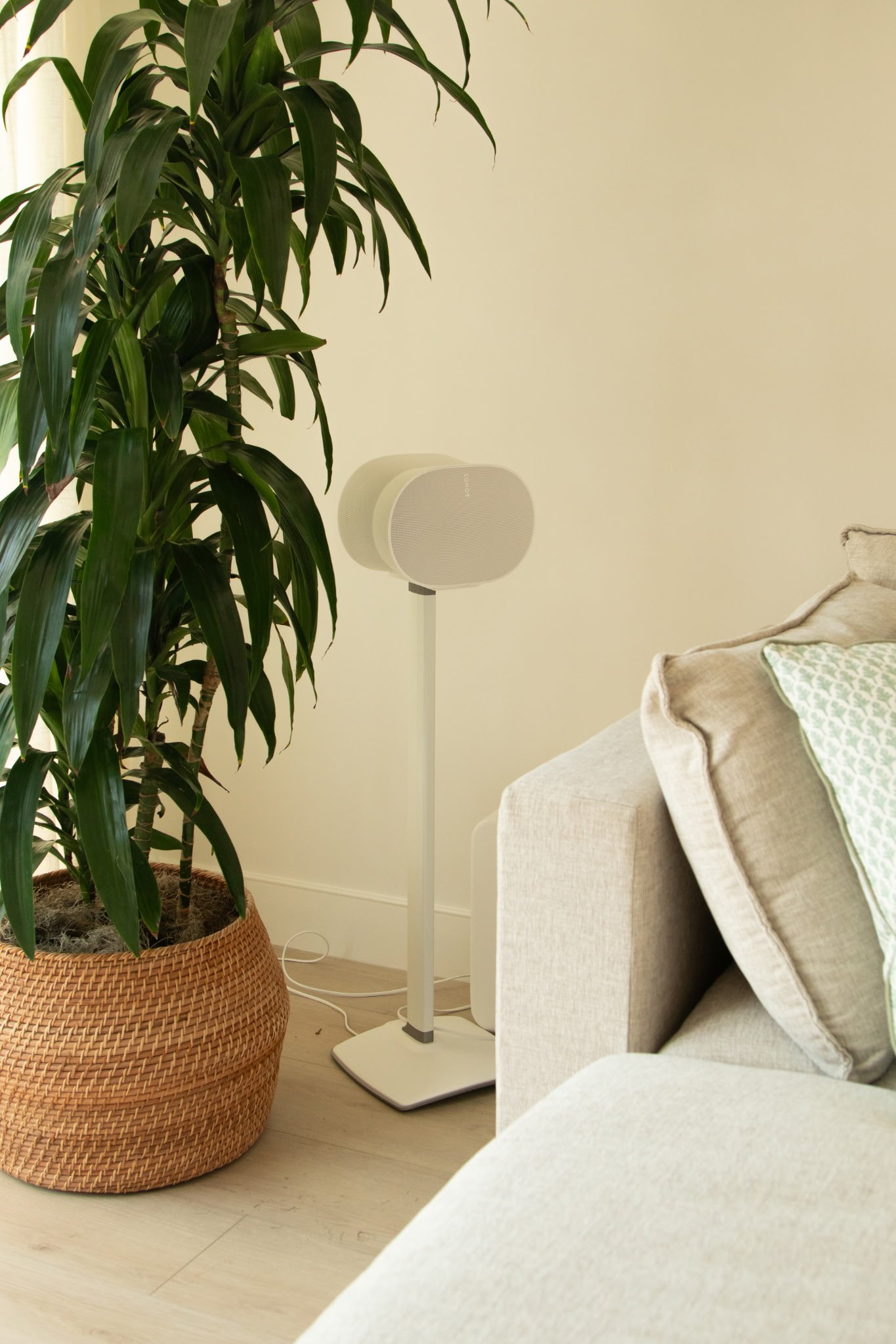 Integrated living-area technology detail