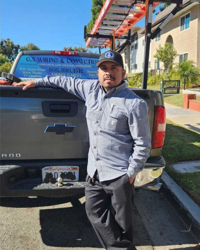 Andres Garcia, owner and operator of GSWC Audio Video