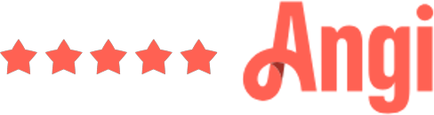 Angi five-star review badge